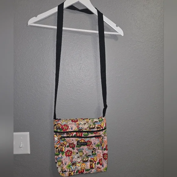 Hawaii Print Handmade Crossbody Zipper Bag - Picture 3 of 16